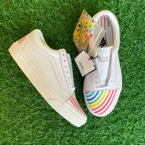 Vans Old Skool Flour Shop Rainbow Leather - Picture 3 of 9